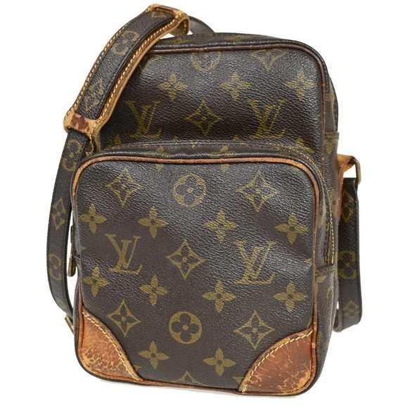 Auth LOUIS VUITTON Amazon Crossbody Shoulder Bag Monogram Leather - Picture 2 of 16